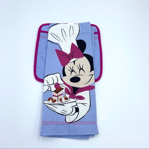 Disney Minnie Queen Of Cuisine Dish Towel - Picture 5 of 6